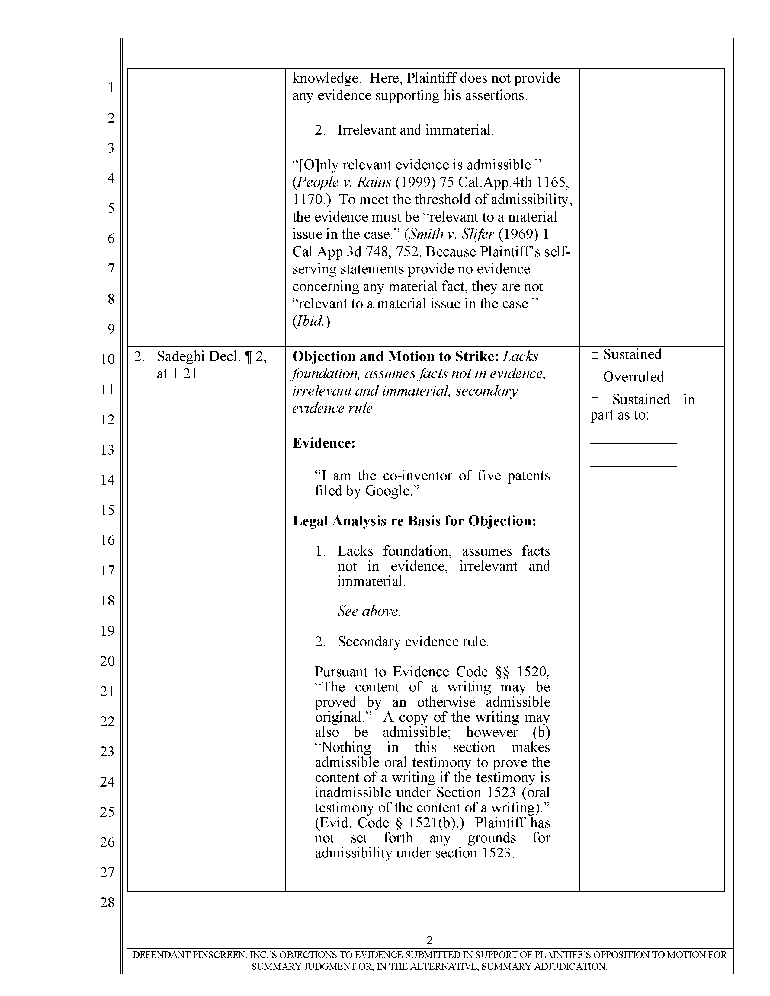 Pinscreen’s Motion to Seal USC’s Investigation of Hao Li’s Scientific Misconduct Page 9